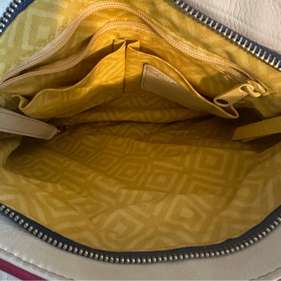 Brighton White Leather Rainbow All-in-One Crossbody Bag - Picture 12 of 16